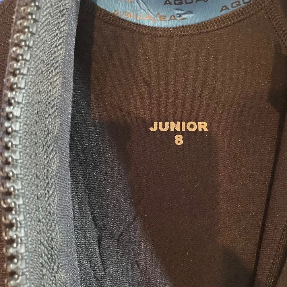 HO Sports Junior 8 Wetsuit Kids Black Blue Grey Shorty Front Zip Neoprene Suit